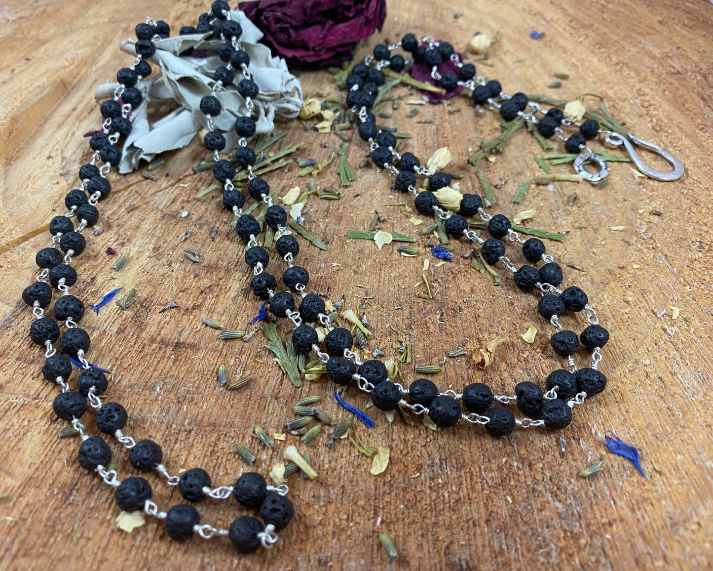 Bubble Wrap Lava Necklace
