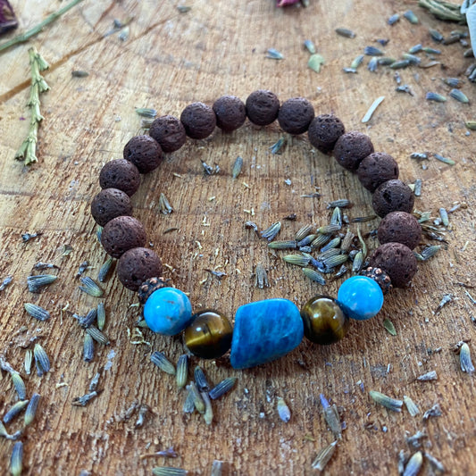 Courage Lava Aromatherapy Lava Bracelet