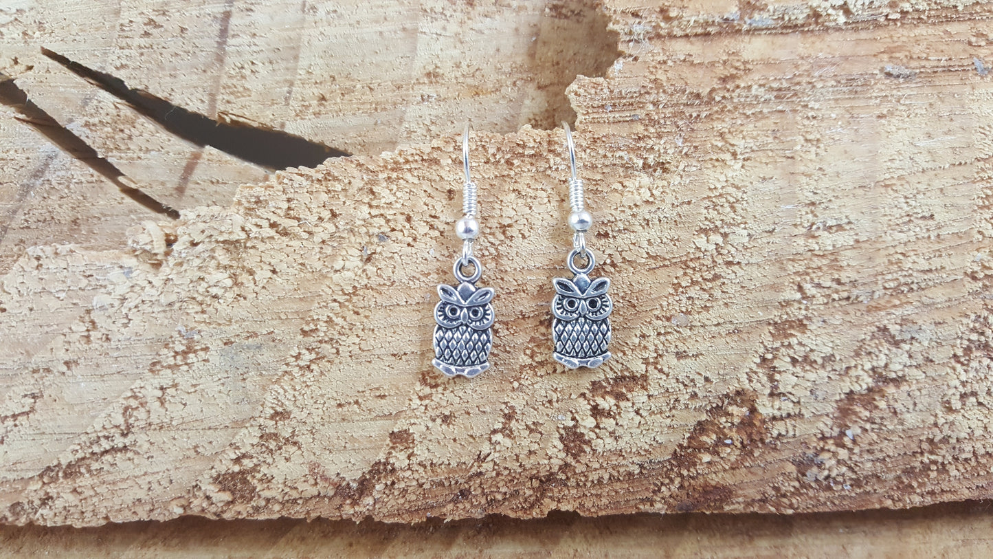 Pair of Owl Earrings