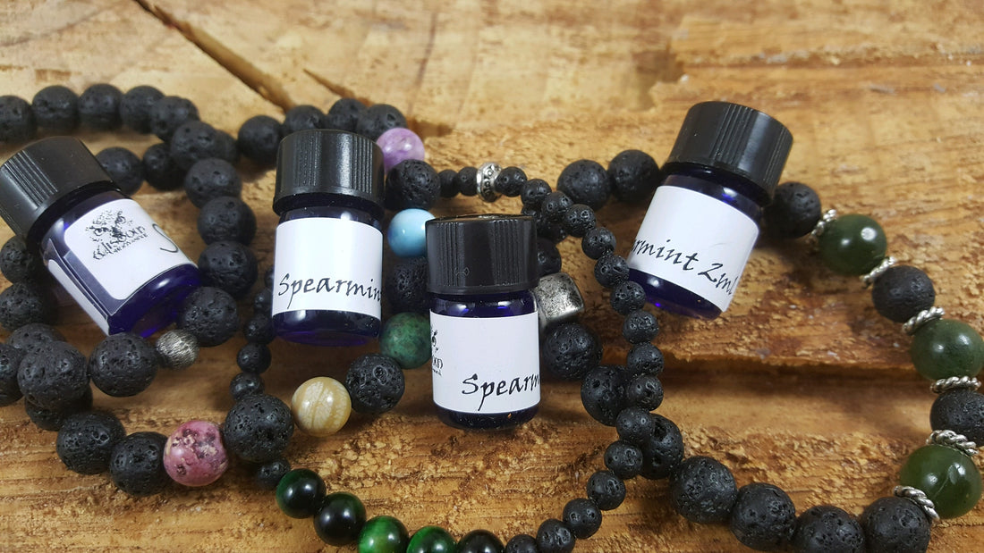 Spearmint Essential Oil with Bracelets 