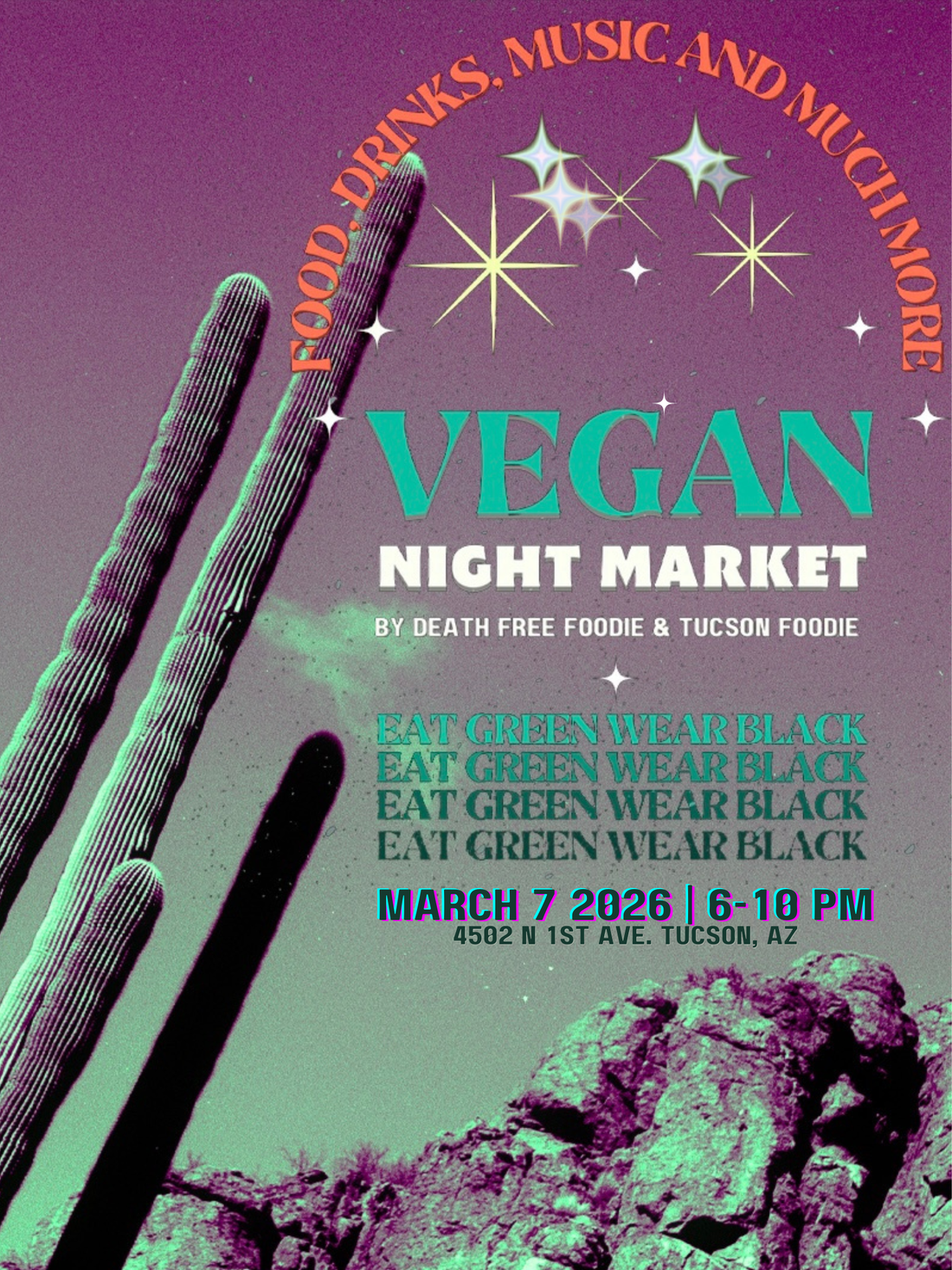 Vegan Night Market March 7th 2026