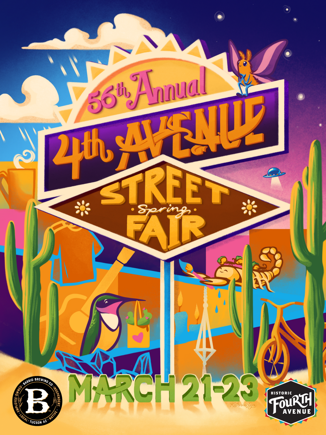 4th Ave Spring Street Fair March 21-23 Tucson, AZ